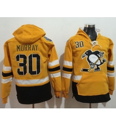 Men Pittsburgh Penguins 30 Matt Murray Gold Sawyer Hooded Sweatshirt 2017 Stadium Series Stitched NHL Jersey Men Pittsburgh Penguins 30 Matt Murray Gold Sawyer Hooded Sweatshirt 2017 Stadium Series Stitched NHL Jersey