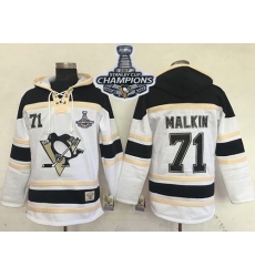 Men Pittsburgh Penguins 71 Evgeni Malkin White Sawyer Hooded Sweatshirt 2017 Stanley Cup Finals Champions Stitched NHL Jersey Men Pittsburgh Penguins 71 Evgeni Malkin White Sawyer Hooded Sweatshirt 2017 Stanley Cup Finals Champions Stitched NHL Jersey