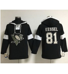 Men Pittsburgh Penguins 81 Phil Kessel Black Pullover NHL Hoodie Men Pittsburgh Penguins 81 Phil Kessel Black Pullover NHL Hoodie