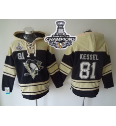 Men Pittsburgh Penguins 81 Phil Kessel Black Sawyer Hooded Sweatshirt 2016 Stanley Cup Champions Stitched NHL Jersey Men Pittsburgh Penguins 81 Phil Kessel Black Sawyer Hooded Sweatshirt 2016 Stanley Cup Champions Stitched NHL Jersey
