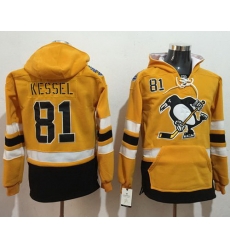 Men Pittsburgh Penguins 81 Phil Kessel Gold Sawyer Hooded Sweatshirt 2017 Stadium Series Stitched NHL Jersey Men Pittsburgh Penguins 81 Phil Kessel Gold Sawyer Hooded Sweatshirt 2017 Stadium Series Stitched NHL Jersey