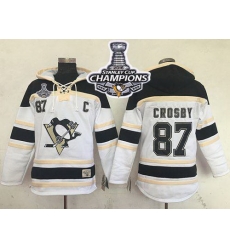 Men Pittsburgh Penguins 87 Sidney Crosby White Sawyer Hooded Sweatshirt 2016 Stanley Cup Champions Stitched NHL Jersey Men Pittsburgh Penguins 87 Sidney Crosby White Sawyer Hooded Sweatshirt 2016 Stanley Cup Champions Stitched NHL Jersey