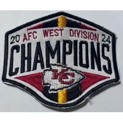 Kansas City Chiefs AFC Chiefs WEST DIVISION CHAMPIONS Patch Biaog