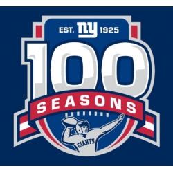 New York Giants 100 Anniversary Patch Biaog