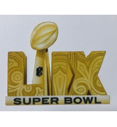NFL Philadelphia Eagles Super Bowl LIX Gold patch Biaog