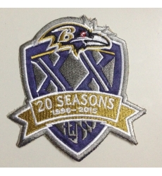 1996-2015 Patch 20Th Seasons Anniversarys Baltimore Ravens Patch 1996-2015 Patch 20Th Seasons Anniversarys Baltimore Ravens Patch