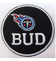 Stitched NFL Tennessee Titans BUD Jersey Patch Stitched NFL Tennessee Titans BUD Jersey Patch