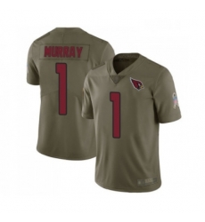 Men Arizona Cardinals #1 Kyler Murray Limited Olive 2017 Salute to Service Football Jersey Men Arizona Cardinals #1 Kyler Murray Limited Olive 2017 Salute to Service Football Jersey