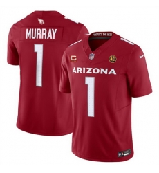 Men Arizona Cardinals 1 Kyler Murray Red 2023 F U S E With 4 Star C Patch And John Madden Patch Vapor Limited Stitched Football Jersey Men Arizona Cardinals 1 Kyler Murray Red 2023 F U S E With 4 Star C Patch And John Madden Patch Vapor Limited Stitched Football Jersey