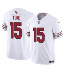 Men Arizona Cardinals 15 Clayton Tune White 2023 F U S E Vapor Untouchable Limited Stitched Football Jersey Men Arizona Cardinals 15 Clayton Tune White 2023 F U S E Vapor Untouchable Limited Stitched Football Jersey