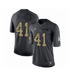 Men Arizona Cardinals #41 Kenyan Drake Limited Black 2016 Salute to Service Football Jersey Men Arizona Cardinals #41 Kenyan Drake Limited Black 2016 Salute to Service Football Jersey