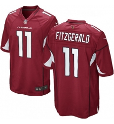 Men Nike Arizona Cardinals 11 Larry Fitzgerald Game Red Team Color NFL Jersey Men Nike Arizona Cardinals 11 Larry Fitzgerald Game Red Team Color NFL Jersey