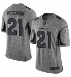 Men Nike Arizona Cardinals 21 Patrick Peterson Limited Gray Gridiron NFL Jersey Men Nike Arizona Cardinals 21 Patrick Peterson Limited Gray Gridiron NFL Jersey