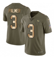 Men Nike Arizona Cardinals 3 Carson Palmer Limited OliveGold 2017 Salute to Service NFL Jersey Men Nike Arizona Cardinals 3 Carson Palmer Limited OliveGold 2017 Salute to Service NFL Jersey
