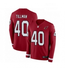 Men Nike Arizona Cardinals 40 Pat Tillman Limited Red Therma Long Sleeve NFL Jersey Men Nike Arizona Cardinals 40 Pat Tillman Limited Red Therma Long Sleeve NFL Jersey