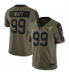 Men's Arizona Cardinals J.J. Watt Nike Olive 2021 Salute To Service Limited Player Jersey Men's Arizona Cardinals J.J. Watt Nike Olive 2021 Salute To Service Limited Player Jersey
