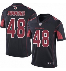 Nike Cardinals 48 Isaiah Simmons Black Men Stitched NFL Limited Rush Jersey Nike Cardinals 48 Isaiah Simmons Black Men Stitched NFL Limited Rush Jersey