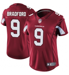 Nike Cardinals #9 Sam Bradford Red Team Color Womens Stitched NFL Vapor Untouchable Limited Jersey Nike Cardinals #9 Sam Bradford Red Team Color Womens Stitched NFL Vapor Untouchable Limited Jersey