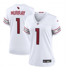 Women Arizona Cardinals 1 Kyler Murray New White Stitched Game Jersey Women Arizona Cardinals 1 Kyler Murray New White Stitched Game Jersey
