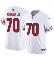 Youth Arizona Cardinals Paris Johnson #70 White 2024 F U S E Vapor Untouchable Limited Stitched Youth Arizona Cardinals Paris Johnson #70 White 2024 F U S E Vapor Untouchable Limited Stitched