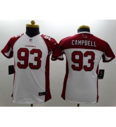 Youth Nike Arizona Cardinals #93 Calais Campbell White Stitched NFL Limited Jersey Youth Nike Arizona Cardinals #93 Calais Campbell White Stitched NFL Limited Jersey