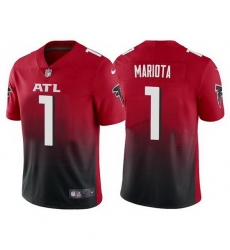 Men Atlanta Falcons 1 Marcus Mariota Red Black Vapor Untouchable Limited Stitched jersey Men Atlanta Falcons 1 Marcus Mariota Red Black Vapor Untouchable Limited Stitched jersey