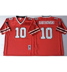 Men Atlanta Falcons 10 Steve Bartkowski Red M&N Throwback Jersey Men Atlanta Falcons 10 Steve Bartkowski Red M&N Throwback Jersey