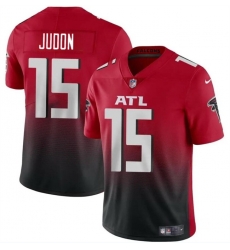 Men Atlanta Falcons 15 Matthew Judon Red Black Vapor Untouchable Limited Stitched Football Jersey Men Atlanta Falcons 15 Matthew Judon Red Black Vapor Untouchable Limited Stitched Football Jersey