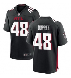 Men Atlanta Falcons 48 Bud Dupree Black Stitched Football Game Jersey Men Atlanta Falcons 48 Bud Dupree Black Stitched Football Game Jersey