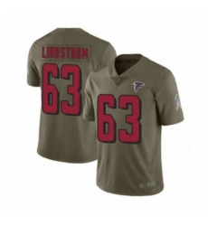 Men Atlanta Falcons 63 Chris Lindstrom Limited Olive 2017 Salute to Service Football Jersey Men Atlanta Falcons 63 Chris Lindstrom Limited Olive 2017 Salute to Service Football Jersey