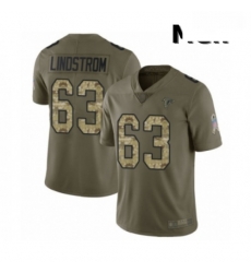 Men Atlanta Falcons 63 Chris Lindstrom Limited Olive Camo 2017 Salute to Service Football Jersey Men Atlanta Falcons 63 Chris Lindstrom Limited Olive Camo 2017 Salute to Service Football Jersey
