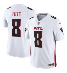 Men Atlanta Falcons 8 Kyle Pitts White 2023 F.U.S.E. Vapor Untouchable Limited Stitched Football Jersey Men Atlanta Falcons 8 Kyle Pitts White 2023 F.U.S.E. Vapor Untouchable Limited Stitched Football Jersey