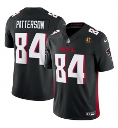 Men Atlanta Falcons 84 Cordarrelle Patterson Black 2023 F U S E With John Madden Patch Vapor Limited Stitched Football Jersey Men Atlanta Falcons 84 Cordarrelle Patterson Black 2023 F U S E With John Madden Patch Vapor Limited Stitched Football Jersey