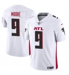 Men Atlanta Falcons 9 Rondale Moore White Vapor Untouchable Limited Stitched Football Jersey Men Atlanta Falcons 9 Rondale Moore White Vapor Untouchable Limited Stitched Football Jersey