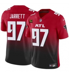 Men Atlanta Falcons 97 Grady Jarrett Red Black 2024 F U S E With 4 Star C Patch Vapor Untouchable Limited Stitched Football Jersey Men Atlanta Falcons 97 Grady Jarrett Red Black 2024 F U S E With 4 Star C Patch Vapor Untouchable Limited Stitched Football Jersey