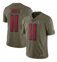 Men Nike Atlanta Falcons 11 Julio Jones Limited Olive 2017 Salute to Service NFL Jersey Men Nike Atlanta Falcons 11 Julio Jones Limited Olive 2017 Salute to Service NFL Jersey
