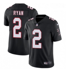 Men Nike Atlanta Falcons 2 Matt Ryan Black Alternate Vapor Untouchable Limited Player NFL Jersey Men Nike Atlanta Falcons 2 Matt Ryan Black Alternate Vapor Untouchable Limited Player NFL Jersey
