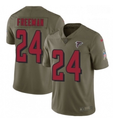 Men Nike Atlanta Falcons 24 Devonta Freeman Limited Olive 2017 Salute to Service NFL Jersey Men Nike Atlanta Falcons 24 Devonta Freeman Limited Olive 2017 Salute to Service NFL Jersey