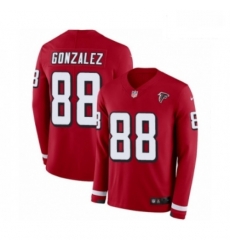 Men Nike Atlanta Falcons 88 Tony Gonzalez Limited Red Therma Long Sleeve NFL Jersey Men Nike Atlanta Falcons 88 Tony Gonzalez Limited Red Therma Long Sleeve NFL Jersey