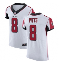 Nike Atlanta Falcons 8 Kyle Pitts White Men Stitched NFL Vapor Untouchable Elite Jersey Nike Atlanta Falcons 8 Kyle Pitts White Men Stitched NFL Vapor Untouchable Elite Jersey