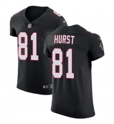 Nike Atlanta Falcons 81 Hayden Hurst Black Alternate Men Stitched NFL New Elite Jersey Nike Atlanta Falcons 81 Hayden Hurst Black Alternate Men Stitched NFL New Elite Jersey
