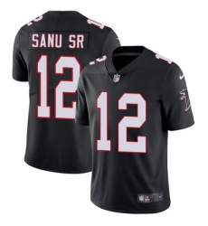 Nike Falcons #12 Mohamed Sanu Sr Black Alternate Mens Stitched NFL Vapor Untouchable Limited Jersey Nike Falcons #12 Mohamed Sanu Sr Black Alternate Mens Stitched NFL Vapor Untouchable Limited Jersey