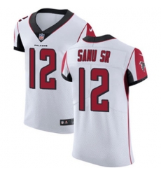 Nike Falcons #12 Mohamed Sanu Sr White Mens Stitched NFL Vapor Untouchable Elite Jersey Nike Falcons #12 Mohamed Sanu Sr White Mens Stitched NFL Vapor Untouchable Elite Jersey