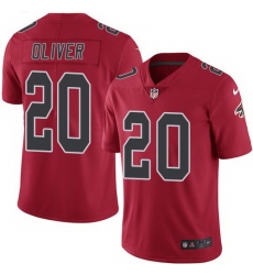 Nike Falcons 20 Isaiah Oliver Red Color Rush Limited Jersey Nike Falcons 20 Isaiah Oliver Red Color Rush Limited Jersey