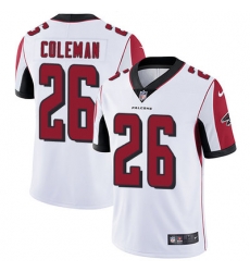 Nike Falcons #26 Tevin Coleman White Mens Stitched NFL Vapor Untouchable Limited Jersey Nike Falcons #26 Tevin Coleman White Mens Stitched NFL Vapor Untouchable Limited Jersey