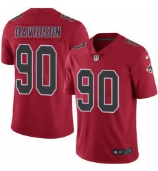 Nike Falcons 90 Marlon Davidson Red Men Stitched NFL Limited Rush Jersey Nike Falcons 90 Marlon Davidson Red Men Stitched NFL Limited Rush Jersey
