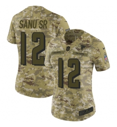 Nike Falcons #12 Mohamed Sanu Sr Camo Women Stitched NFL Limited 2018 Salute to Service Jersey Nike Falcons #12 Mohamed Sanu Sr Camo Women Stitched NFL Limited 2018 Salute to Service Jersey