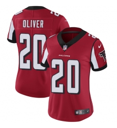 Nike Falcons #20 Isaiah Oliver Red Team Color Womens Stitched NFL Vapor Untouchable Limited Jersey Nike Falcons #20 Isaiah Oliver Red Team Color Womens Stitched NFL Vapor Untouchable Limited Jersey