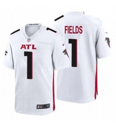 Women Atlanta Falcons #1 Justin Fields White 2021 Draft Jersey Women Atlanta Falcons #1 Justin Fields White 2021 Draft Jersey