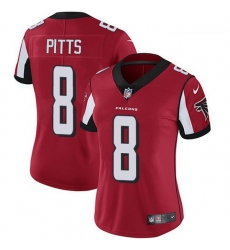Women Nike Atlanta Falcons 8 Kyle Pitts Red Team Color Women Stitched NFL Vapor Untouchable Limited Jersey Women Nike Atlanta Falcons 8 Kyle Pitts Red Team Color Women Stitched NFL Vapor Untouchable Limited Jersey